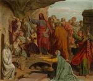 Die Auferweckung Des
 Lazarus by Josef Von Fuhrich