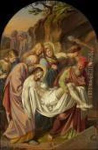 Grablegung Christi by Josef Von Fuhrich