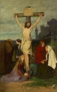 Christus Am Kreuz by Eduard Karl Franz von Gebhardt