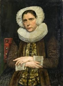 Bildnis Einer Jungen Frau In Der Tracht Des Fruhen