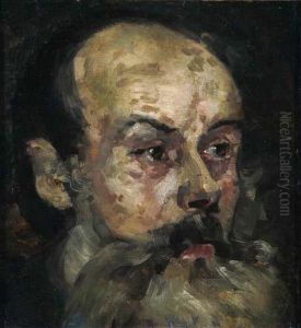 Studienkopf Einesbartigen Mannes
