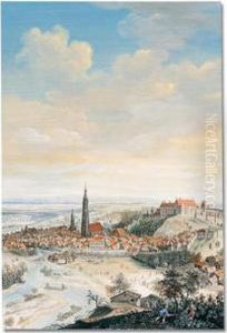 Schloss Traunitz, With The Town Below