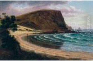 St Agnes Head, Southern Side Of Philip Island by Eugene von Guerard
