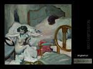 Weiblicher Akt Vor Bett Weiblicher Akt Vor Bett