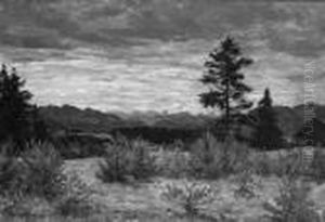 "landschaft Mit Blick Auf Das
Karwendel". Sign. Und Dat. 1936. Ol Auf Lwd. 70 X 101 Cm. Rahmen by Hans von Hayek