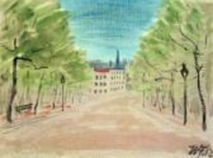 Strasse Im Fruhling by Werner Von Heldt