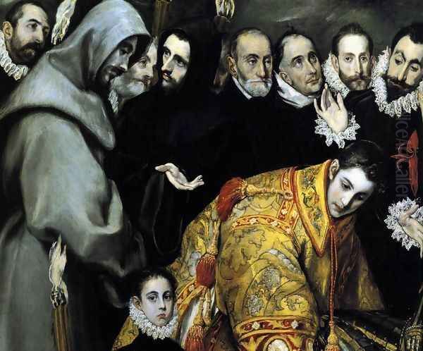 The Burial of the Count of Orgaz (detail 5) 1586-88 - view 1