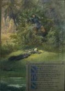 The Sleeping Maiden by Sir Hubert von Herkomer