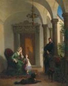 Idyll On A Sunny Loggia Idyll On A Sunny Loggia