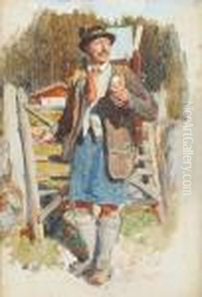 A Gentleman In Alpine Attire - view 1