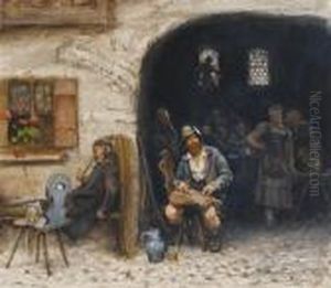 Immer Wird's Schlimmer Und Besserwird'snimmer by Sir Hubert von Herkomer