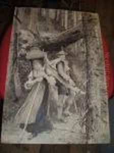 Figureson A Wooded Path