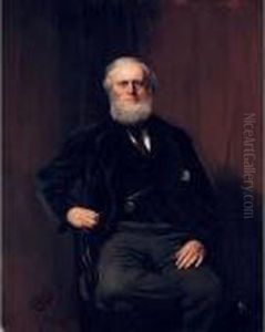 Portrait Of Rt. Hon. Edward Hugessen-knatchbull, 1st Baron Brabourne (1829-1893) Portrait Of Rt. Hon. Edward Hugessen-knatchbull, 1st Baron Brabourne (1829-1893)