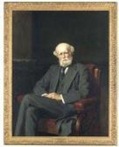 Portrait Of The Right Hon. John Lubbock by Sir Hubert von Herkomer