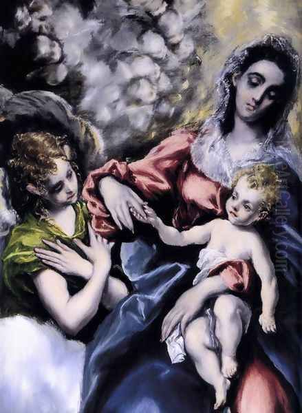 The Virgin and Child with St Martina and St Agnes (detail) 1597-99 - view 1