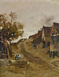 Ungarisches Dorf In Promontor by Theodor von Hormann
