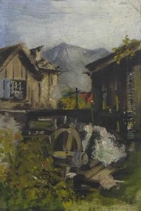 Wassermuhle by Theodor von Hormann