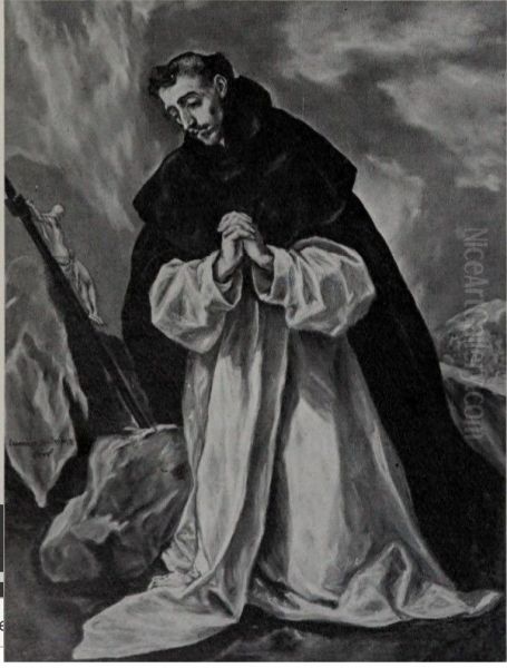 St Dominic in Prayer 1586-90 - view 1
