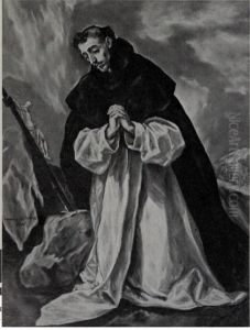 St Dominic in Prayer 1586-90