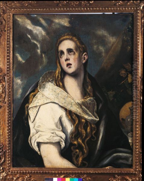 Mary Magdalen in Penitence 1580-85 - view 1