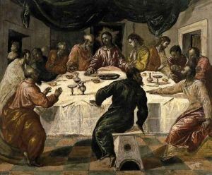 The Last Supper c. 1568 by El Greco (Domenikos Theotokopoulos)