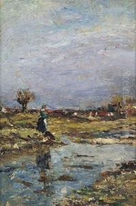 Herbstlandschaft by Theodor von Hormann
