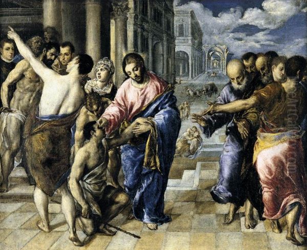 Christ Healing the Blind 1570-75 - view 1