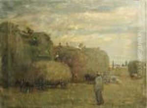Untitled (heu Im Feld) by Leopold Karl Walter von Kalckreuth