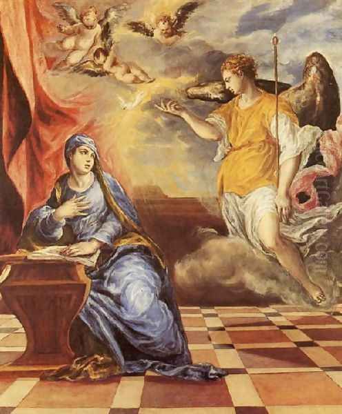 The Annunciation c. 1576 - view 1