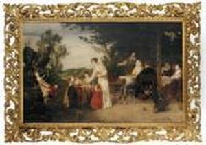 The End Of The Good Meal by Friedrich August von Kaulbach