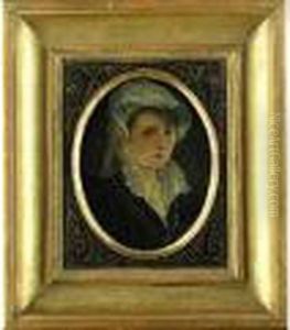 Portrait Einer Jungen Frau