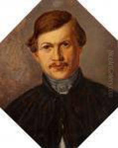Brustbild Eines Jungen Mannes by Wilhelm von Kaulbach