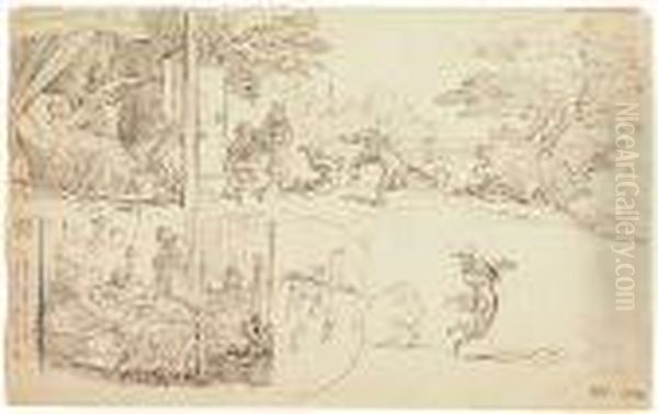 Scenes Illustrating A Dance Of Death - view 1