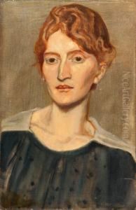 Rothaarige Dame