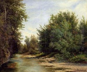 Bachlandschaft by Ernestine Von Kirchsberg