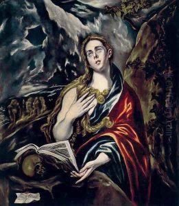 Penitent Magdalen 1605-10 by El Greco (Domenikos Theotokopoulos)