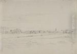 Oberbayerische Landschaft. 1846 by Wilhelm Alexander W. Von Kobell