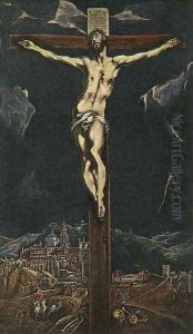 Christ in Agony on the Cross 1600s