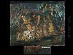 Bacchantin Und Panther by Leo Von Konig