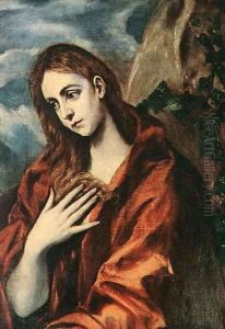Penitent Magdalene by El Greco (Domenikos Theotokopoulos)