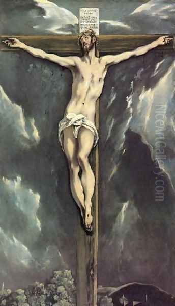 Christ On The Cross With Landscapes - view 1