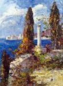 Sudliche Landschaft * by Leo Von Littrow