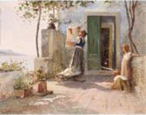Sunshine At Arbe by Leo Von Littrow