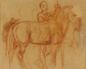 Pferdefuhrer Nach Rechts. Studie Zu Meier-graefe 611 Pferdefuhrer Nach Rechts. Studie Zu Meier-graefe 611