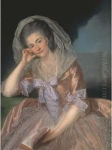 Portrait Of Elizabeth Hervey by Anton von Maron
