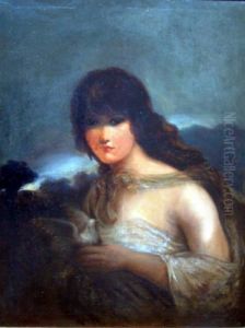 Girl Holding A Dove