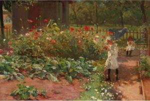 At Play In The Flower Garden