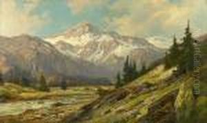 Rocky Mountains by Gabriel Cornelius Von Max