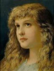 Portrait Eines Blondenmadchens