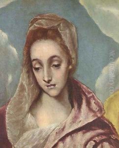 Holy Family with St Anne (detail) by El Greco (Domenikos Theotokopoulos)